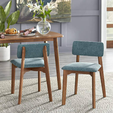 Teal store side chair